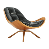 AI generated Lounge chair isolated on transparent background png