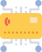 Digital card vector icon