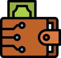 Digital wallet vector icon