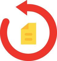 Recovery vector icon