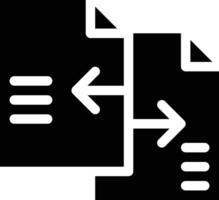 Data transfer vector icon