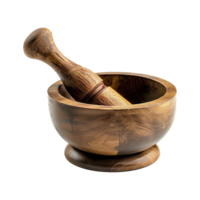 AI generated Mortar and pestle isolated on transparent background png