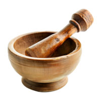 AI generated Mortar and pestle isolated on transparent background png