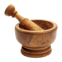 AI generated Mortar and pestle isolated on transparent background png