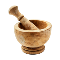 AI generated Mortar and pestle isolated on transparent background png