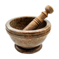 AI generated Mortar and pestle isolated on transparent background png