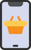 Online shop vector icon