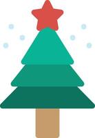 icono de vector de árbol de navidad