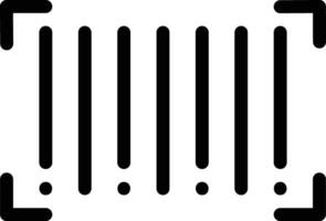 Bar code vector icon