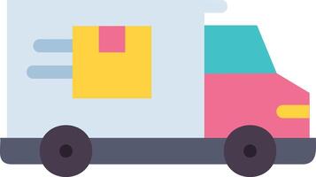 Delivery truck vector icon