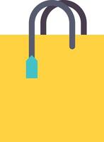 Shopping bag vector icon