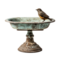 AI generated Birdbath png isolated on transparent background