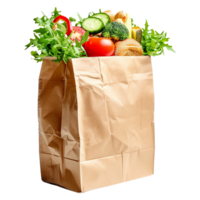 AI generated Food delivery bag isolated on transparent background png