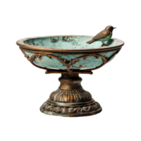 AI generated Birdbath png isolated on transparent background