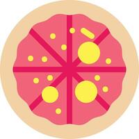 icono de vector de pizza