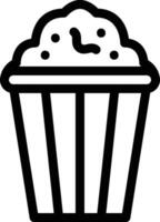 Pop corn vector icon