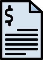 Invoice vector icon