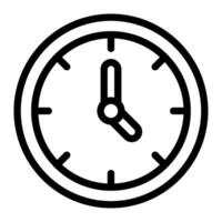 Clock user interface illustration vector