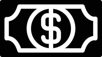 Dollar bill vector icon