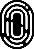 Fingerprint vector icon