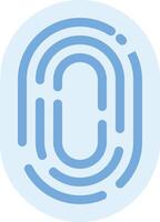 Fingerprint vector icon