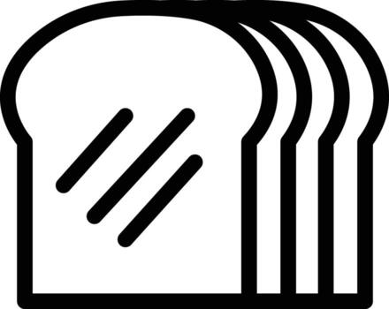 icono de vector de pan