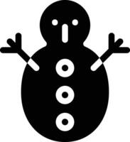 Snowman vector icon