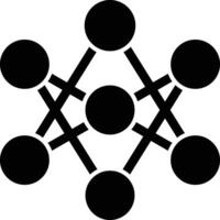 Neural Network vector icon