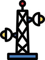 icono de vector de torre