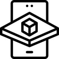 Augmented reality vector icon