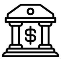 banco pago y Finanzas icono ilustración vector