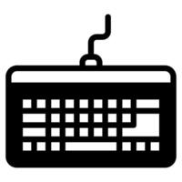 Keyboard Online learning icon vector