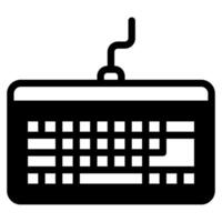 Keyboard Online learning icon vector