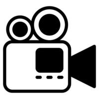 Video Online learning icon vector