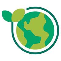 Sustainable ecology object icon illustration vector