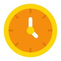 Clock user interface illustration vector