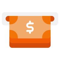 ATM Payment and finance icon illustration vector