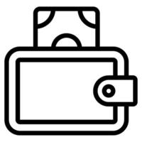 Wallet Payment and finance icon illustration vector