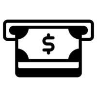 ATM Payment and finance icon illustration vector