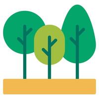 Forest ecology object icon illustration vector