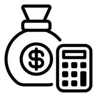 Budget Payment and finance icon illustration vector