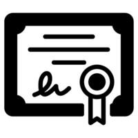 Certificate Online learning icon vector