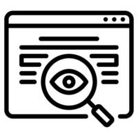 Visibility marketing and seo icon vector