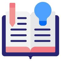 Learn Online learning icon vector