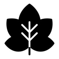 Leaf ecology object icon illustration vector