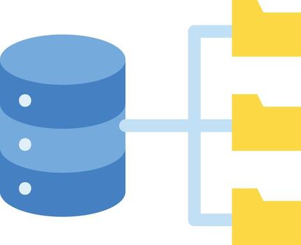 Database vector icon