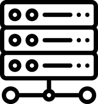 Hosting vector icon