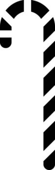 Candy cane vector icon