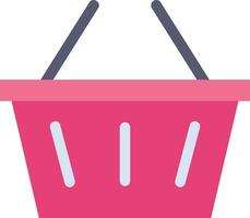 Shopping basket vector icon