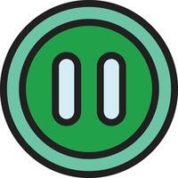 Pause Button vector icon